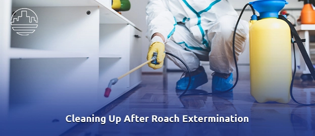 cleaning after roach extermination 